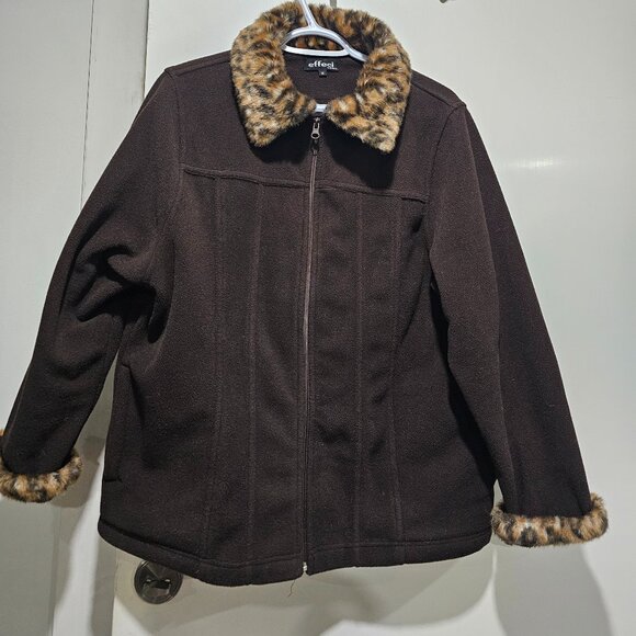 Effeci Jacket for women Size XL , Brown - Picture 1 of 3